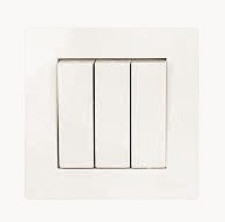 کلید سه پل آسان جدید سفید استخوانی